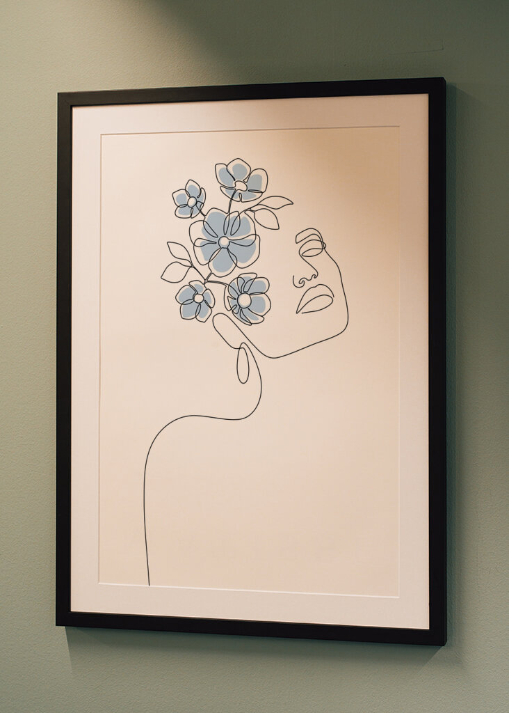 Niebieska Dziewczyna Bloom