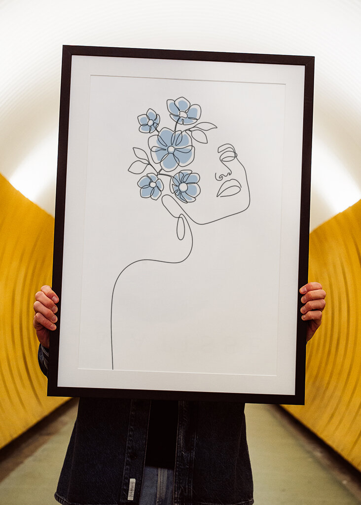 Niebieska Dziewczyna Bloom