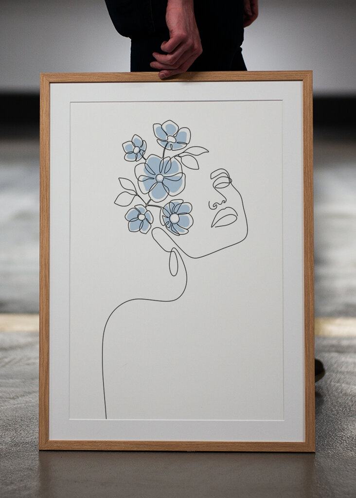 Niebieska Dziewczyna Bloom