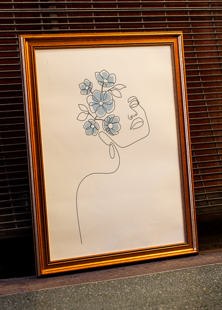 Niebieska Dziewczyna Bloom