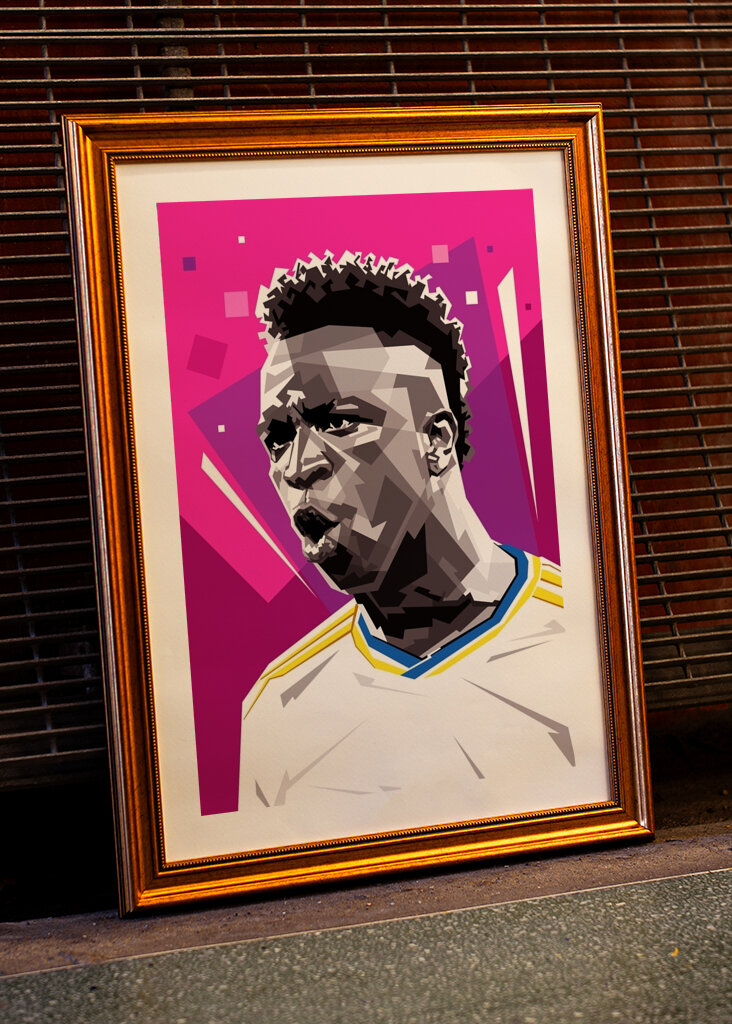 Vinicius J Estilo de arte vectorial