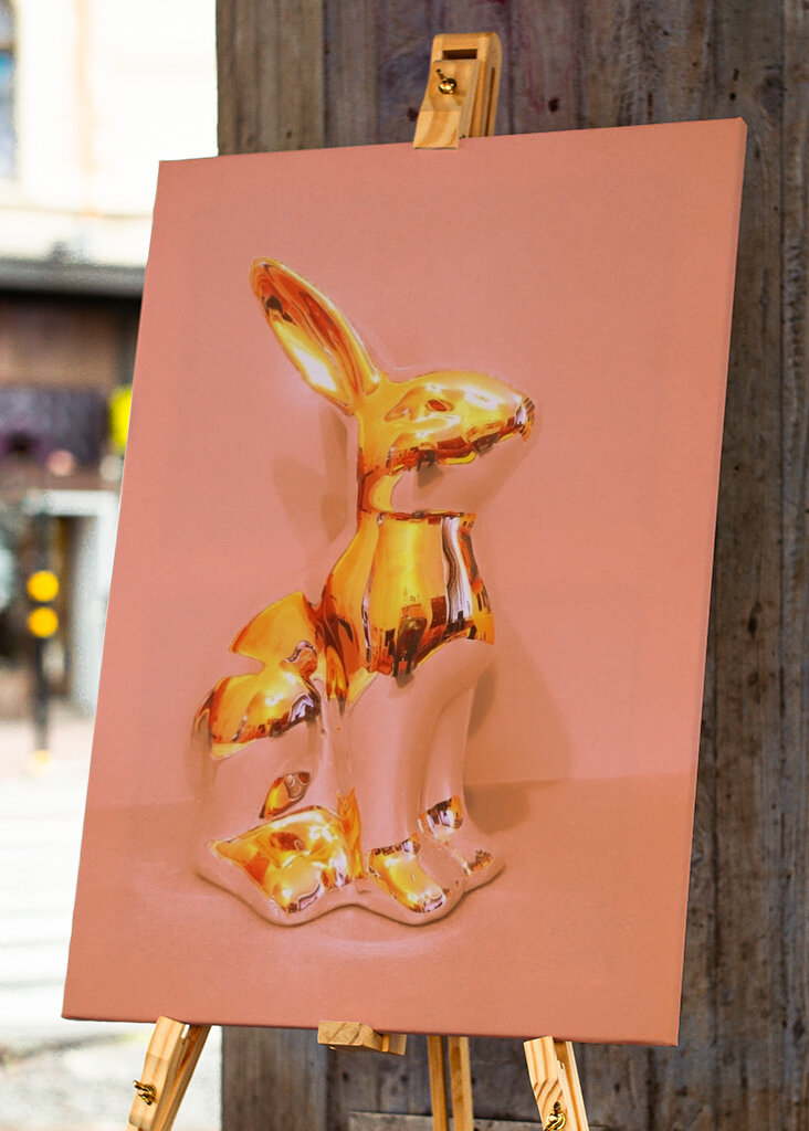 The rabbit is a tramp 