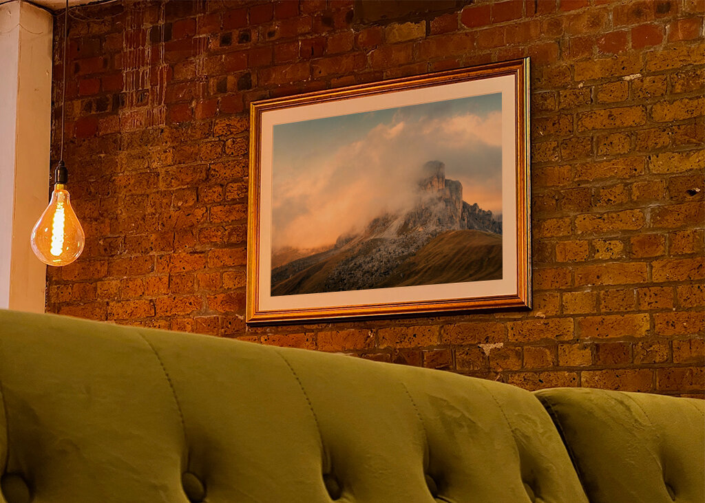 Západ slunce v Dolomitech