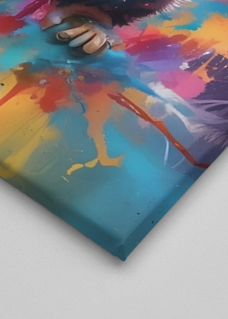 Red panda plays guitar music