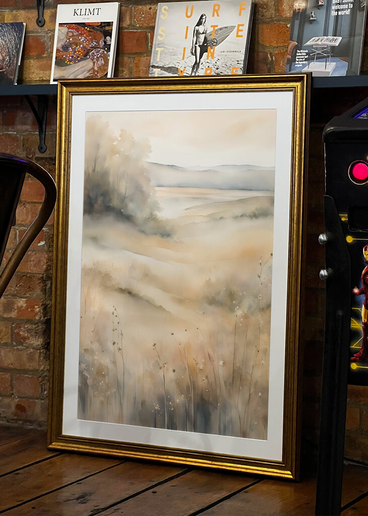 Niebla sobre los prados