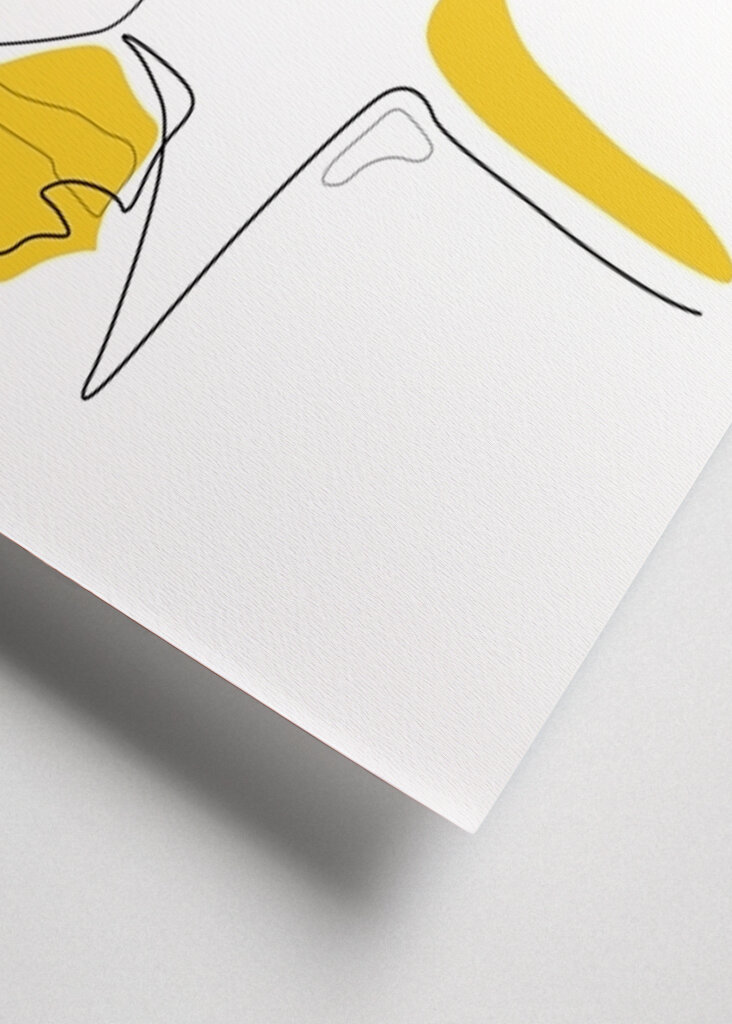 Cuteness Line in mustard