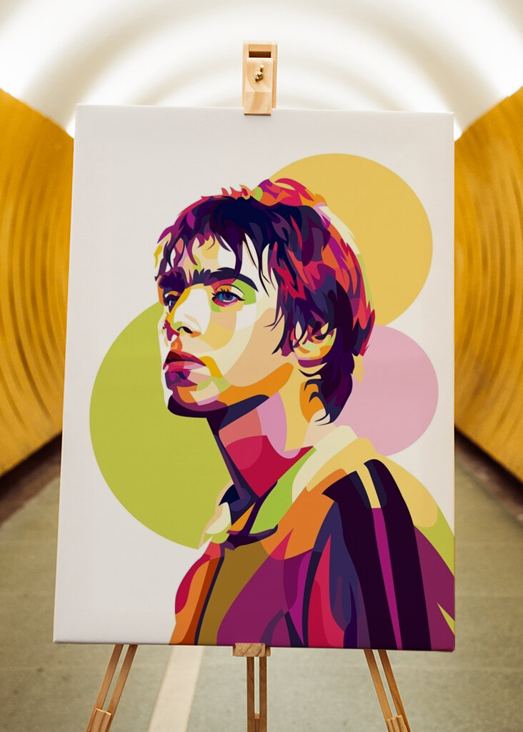 Liam Gallagher Jeune Pop Art