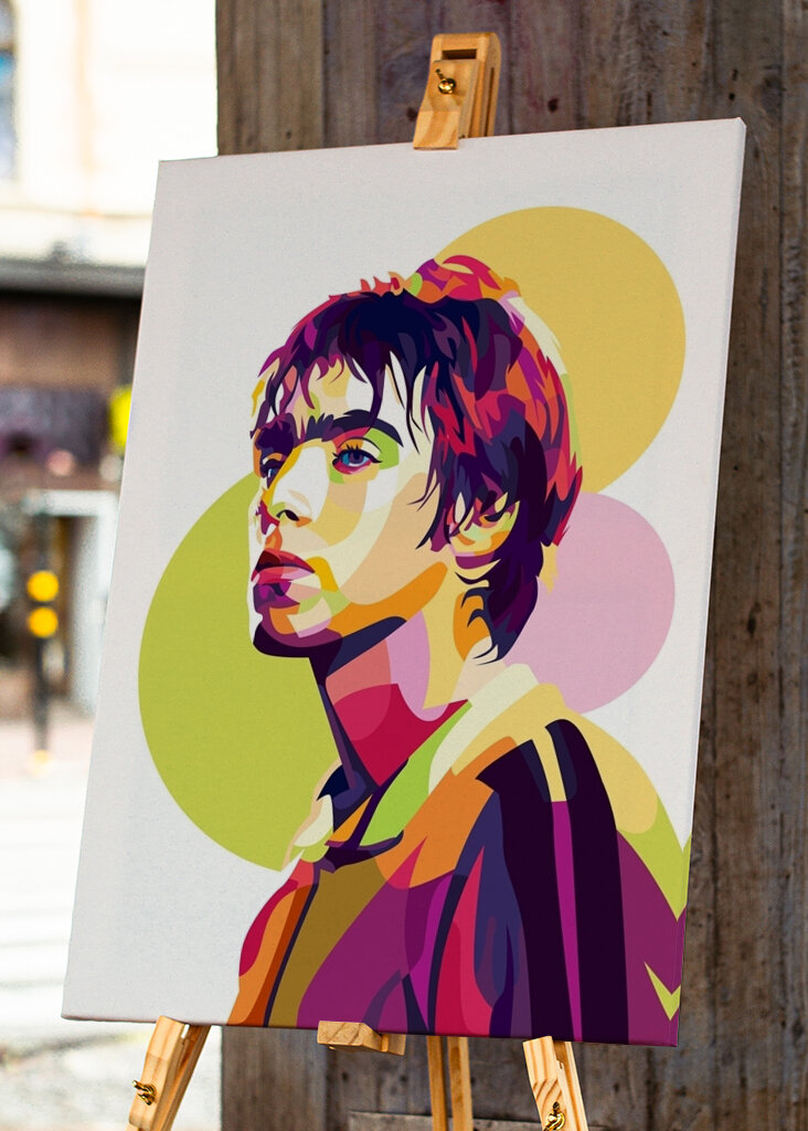 Liam Gallagher Jeune Pop Art