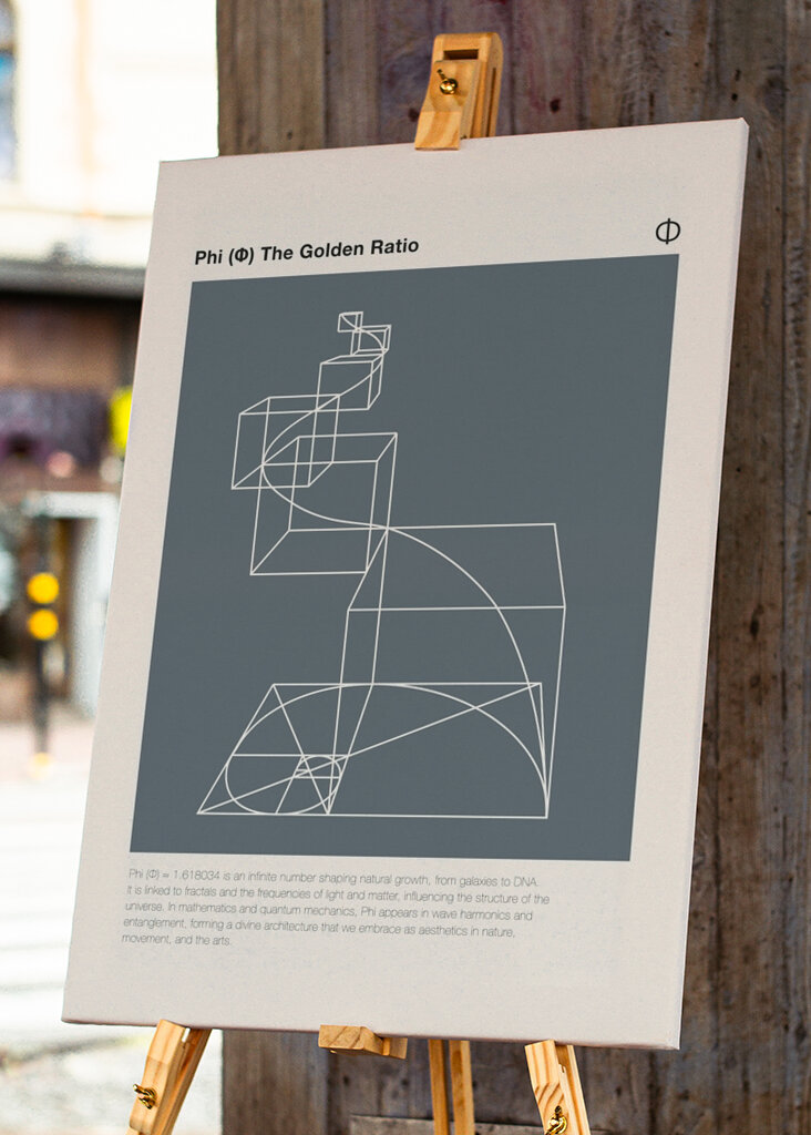 Phi - The Golden Ratio Spiral