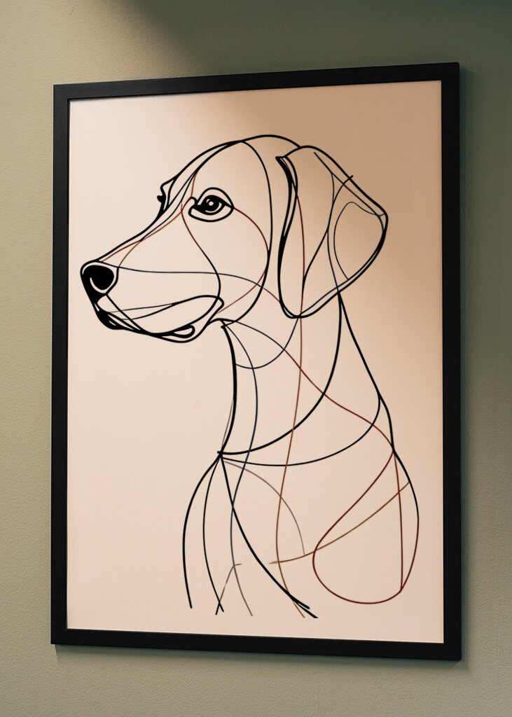 Dackel Hund Charcoal Linie