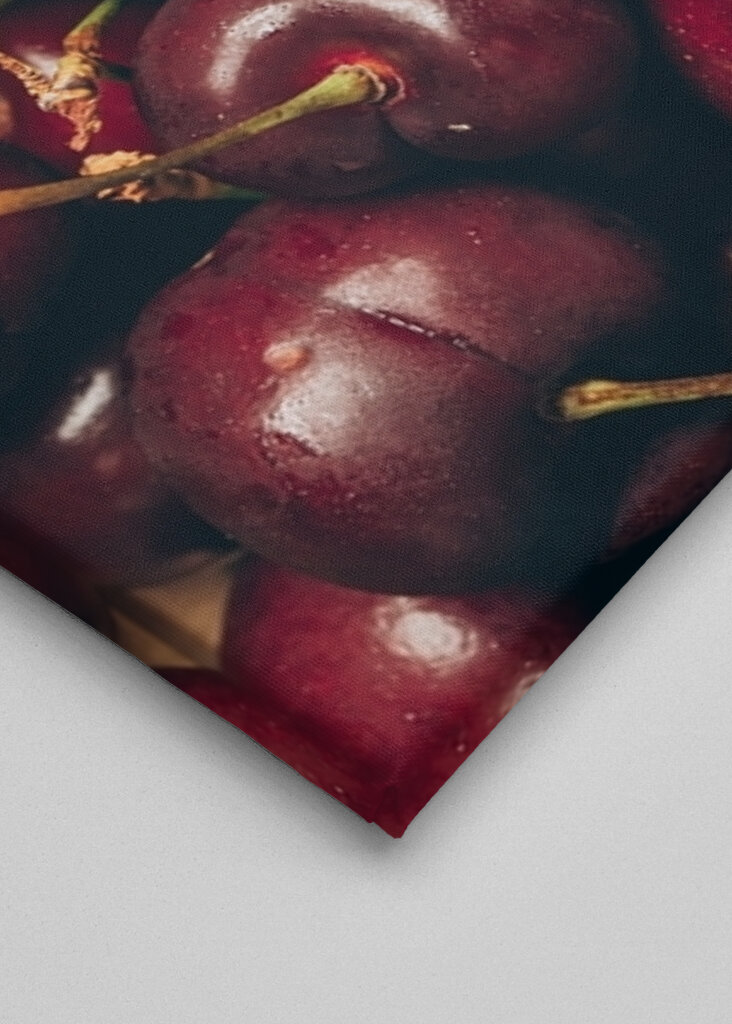 Świeże dojrzałe wiśnie