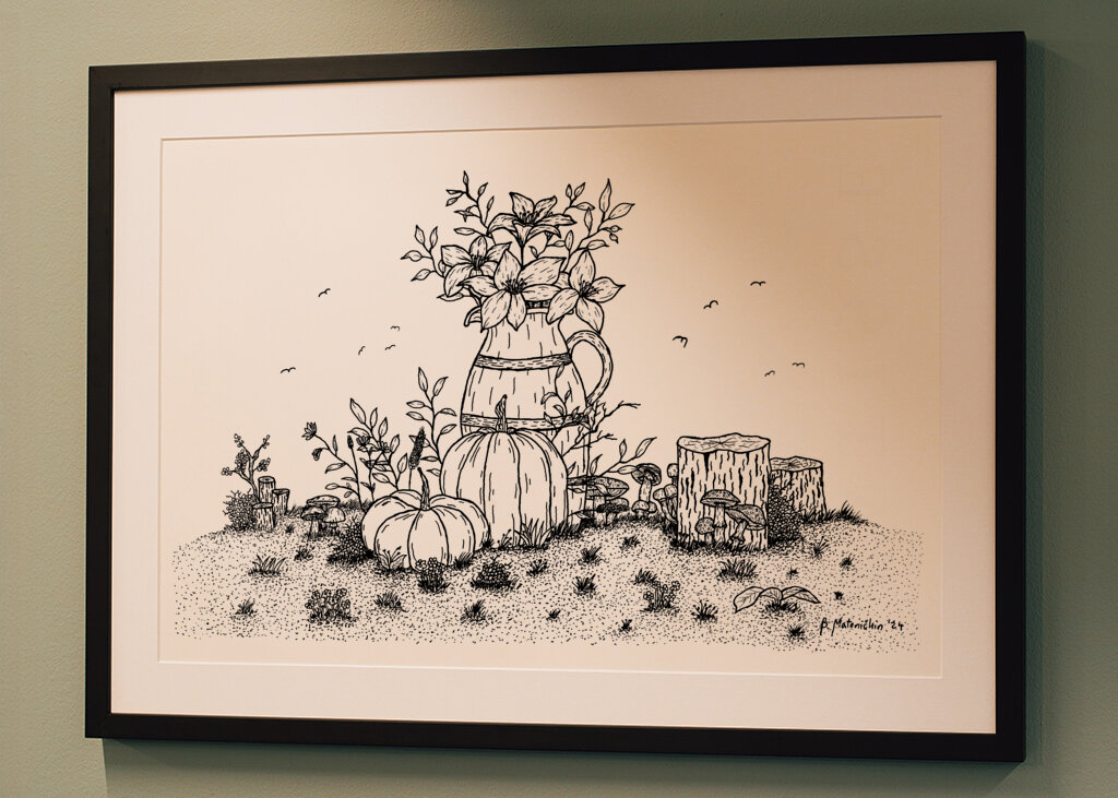 Flowers and Pumpkins