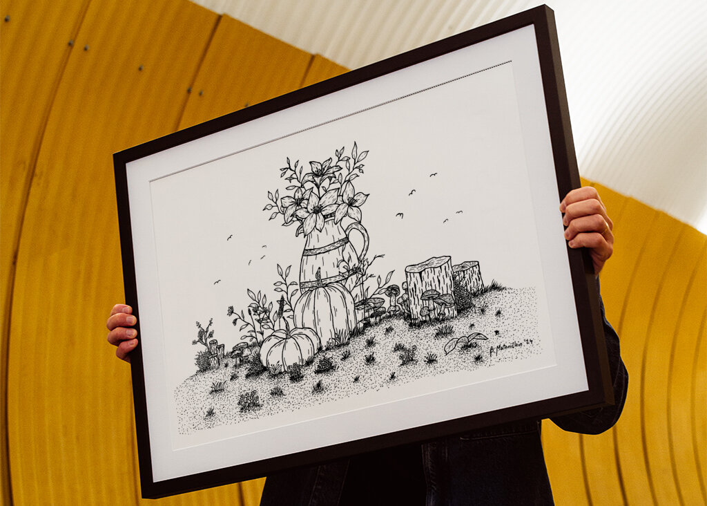 Flowers and Pumpkins