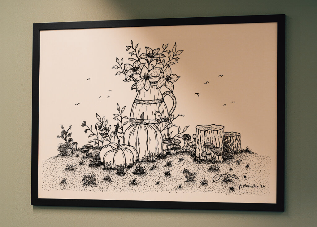 Flowers and Pumpkins