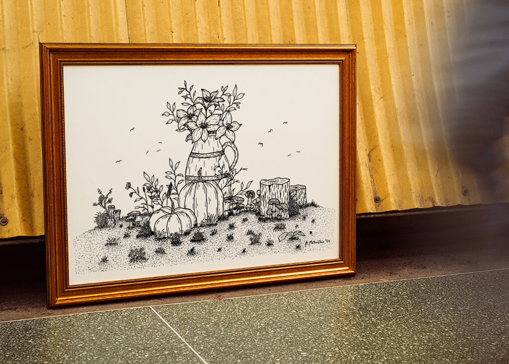 Flowers and Pumpkins