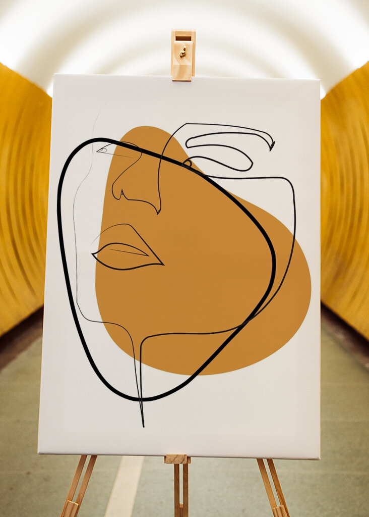 Minimalistic Line Art Print