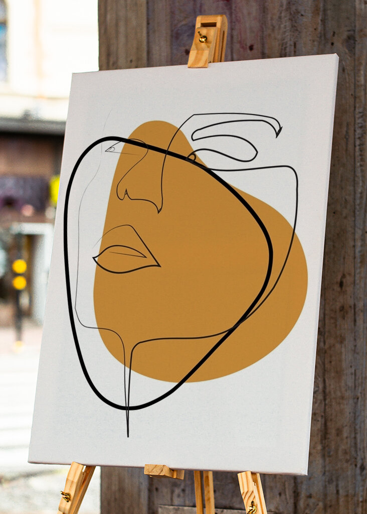 Minimalistic Line Art Print