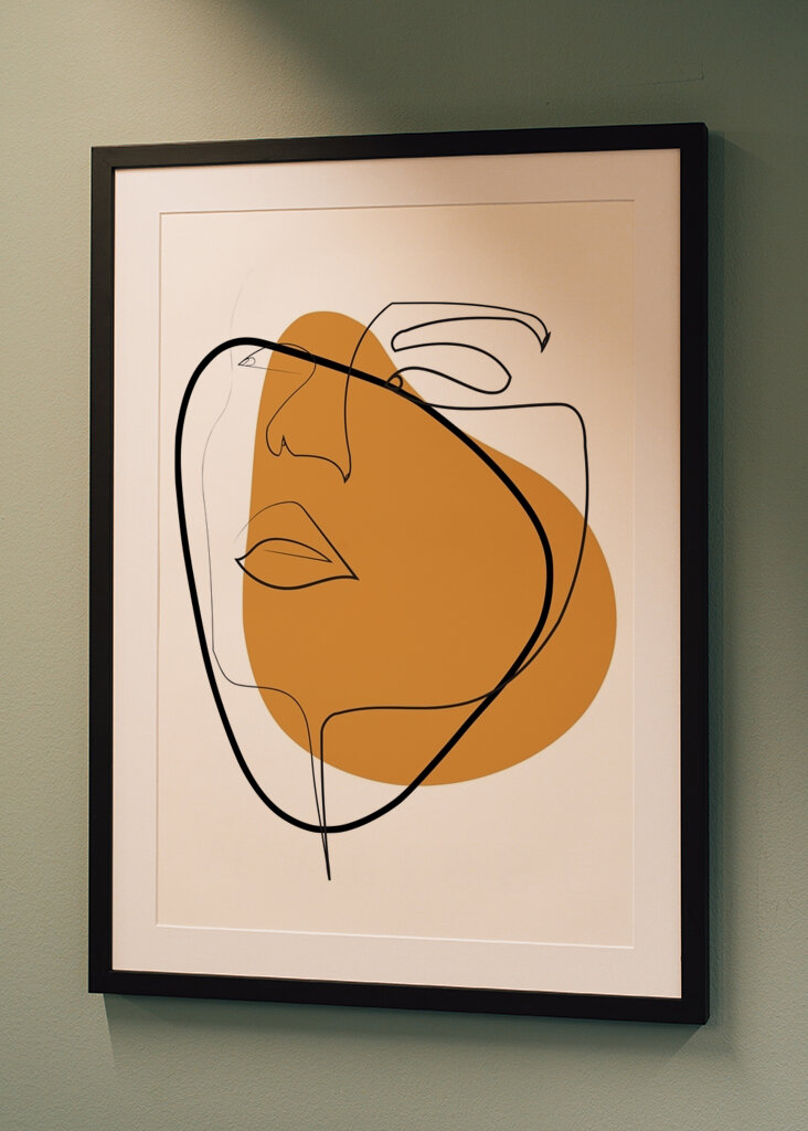 Minimalistic Line Art Print
