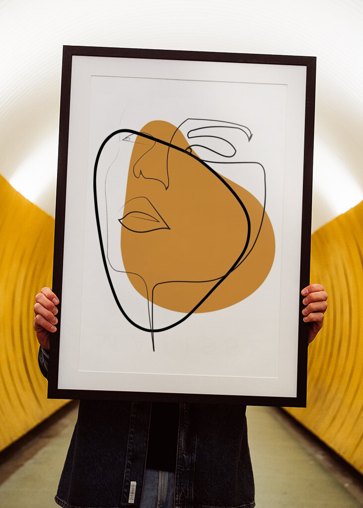 Minimalistic Line Art Print