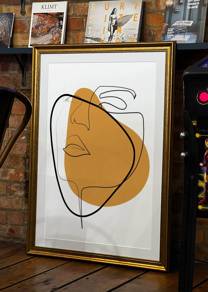 Minimalistic Line Art Print