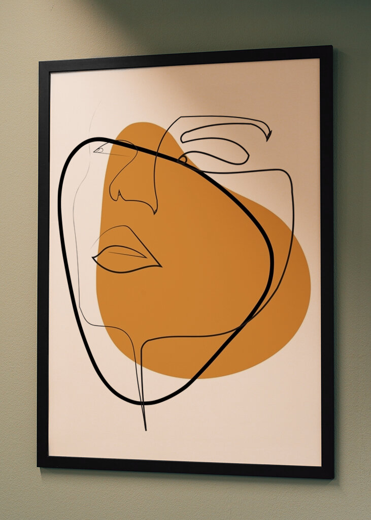 Minimalistic Line Art Print