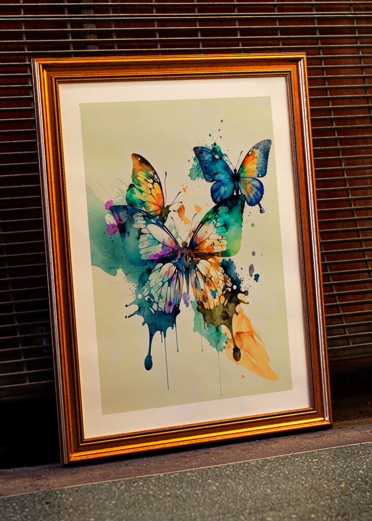 Finom szárnyak, erős színek 