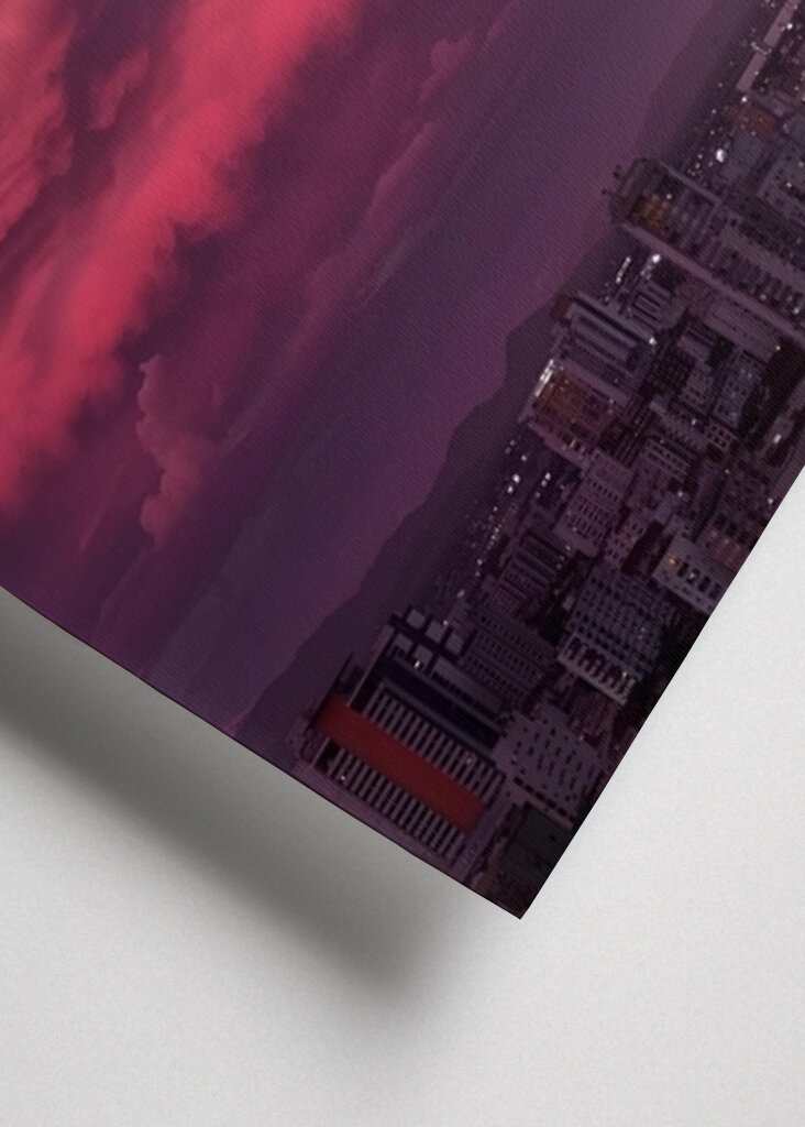 Wunderschöner Sonnenuntergang in Santos