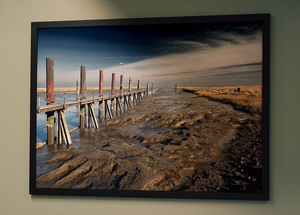 Port de Varel à marée basse
