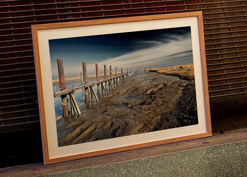 Port de Varel à marée basse