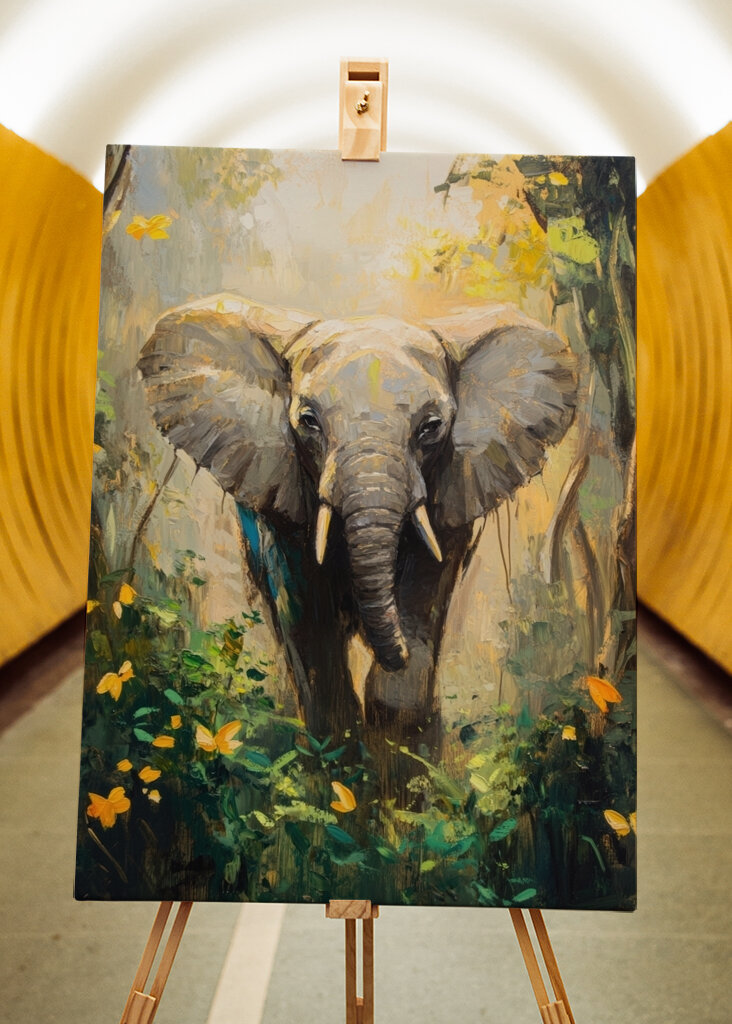 Obraz Slon v divočině