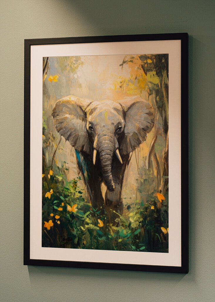 Obraz Slon v divočině