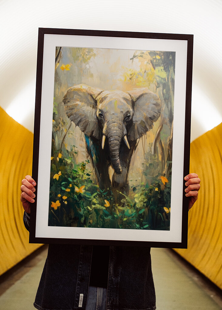 Obraz Slon v divočině