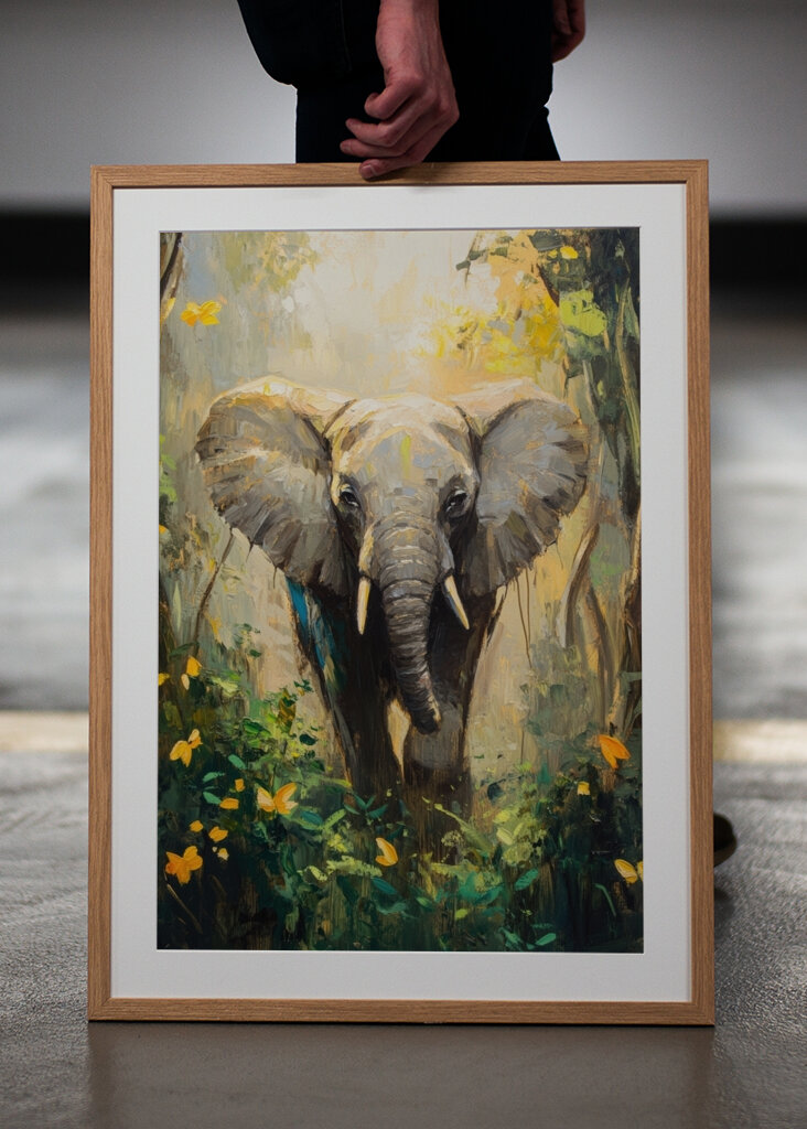 Obraz Slon v divočině