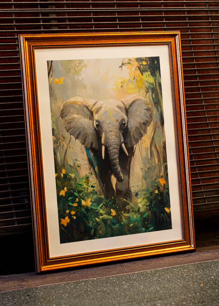 Obraz Slon v divočině