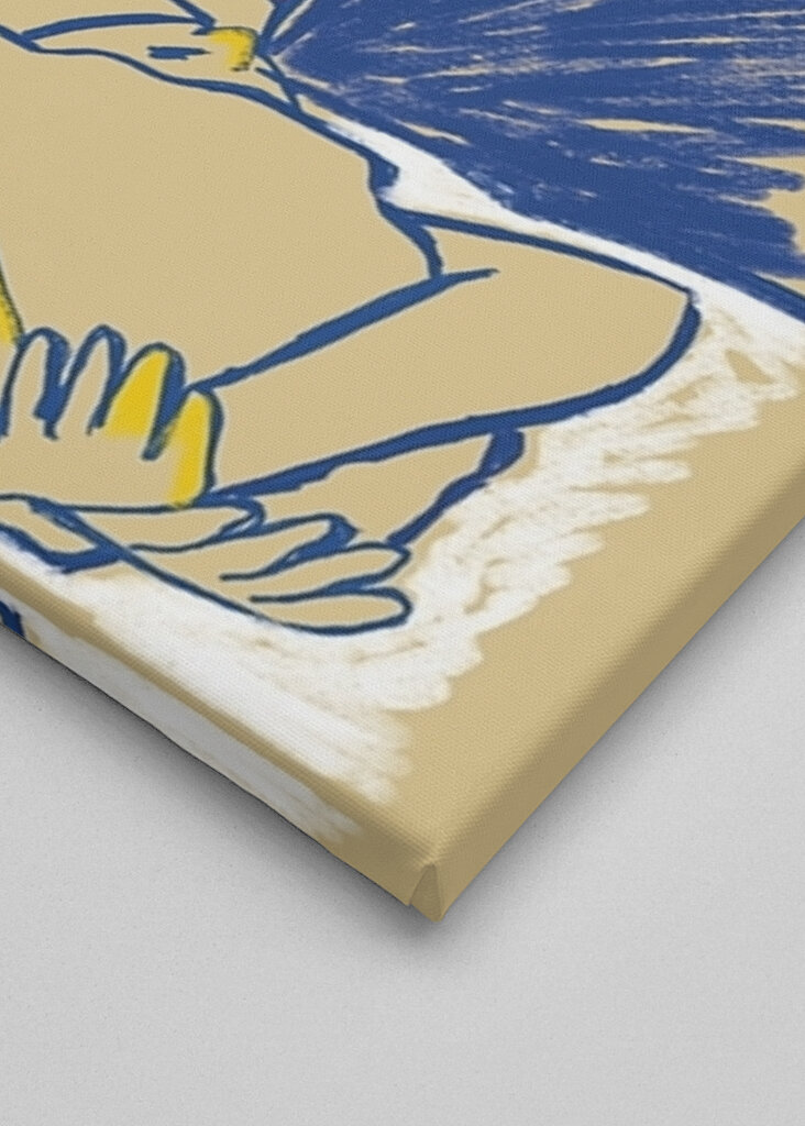 Eine entspannte Frau