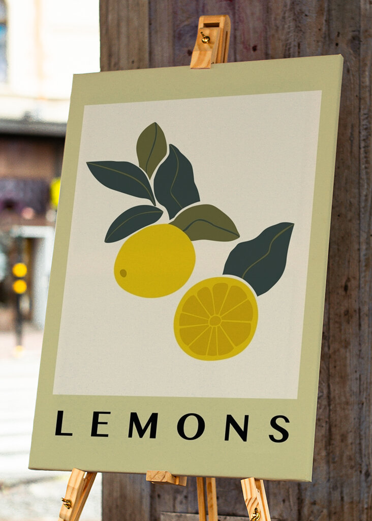 Lemons in Natural Color