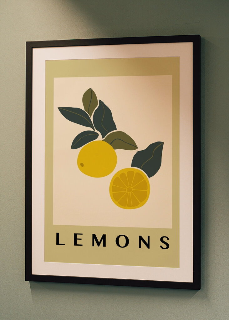 Lemons in Natural Color