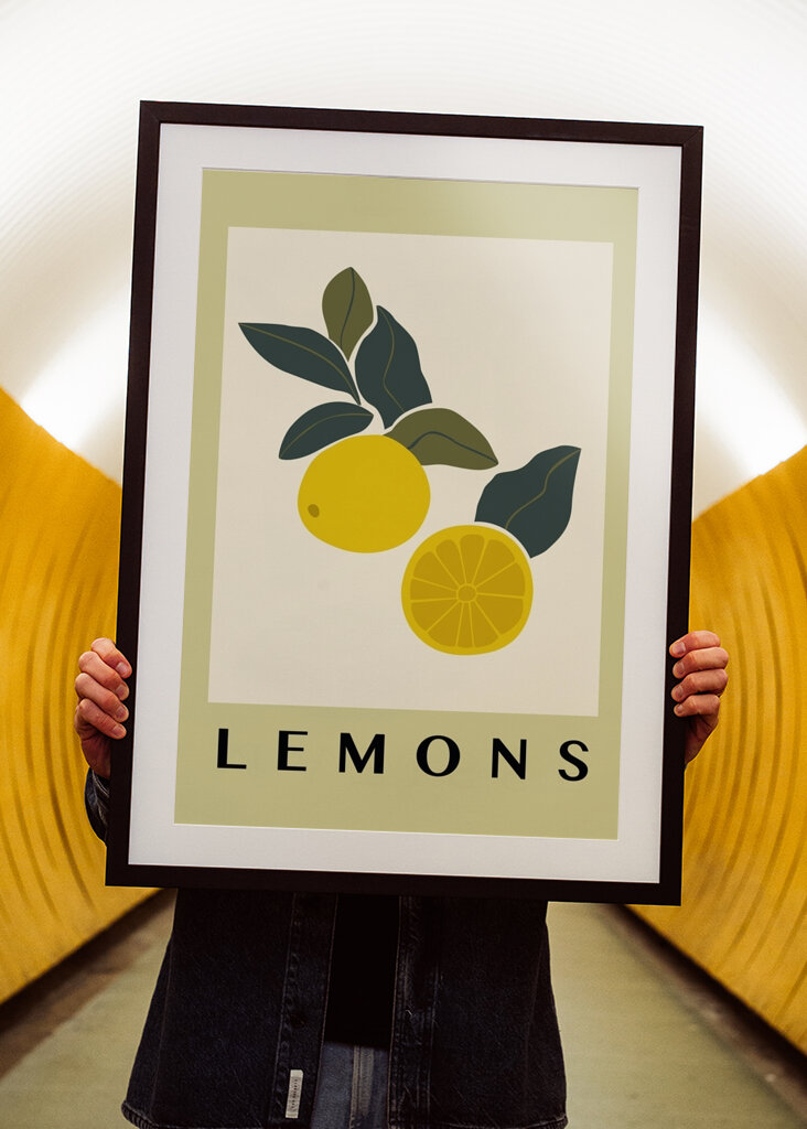 Lemons in Natural Color