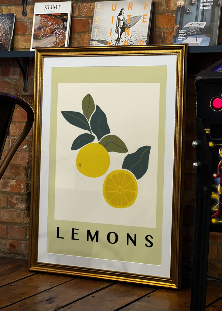 Lemons in Natural Color