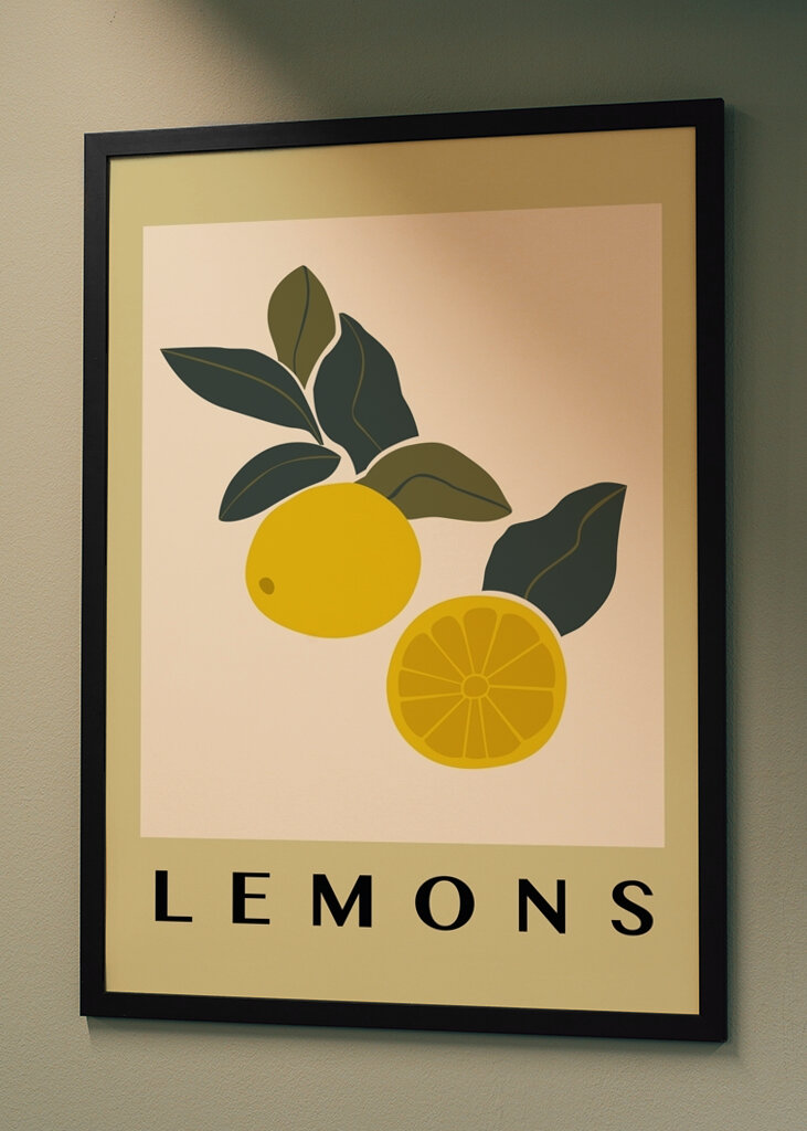 Lemons in Natural Color