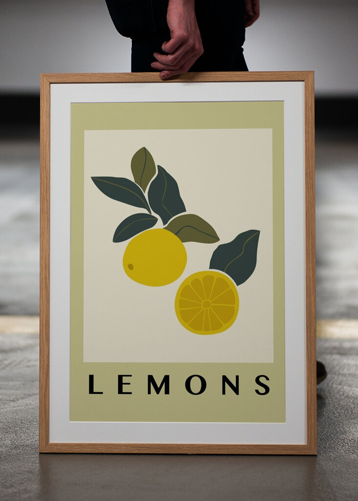 Lemons in Natural Color