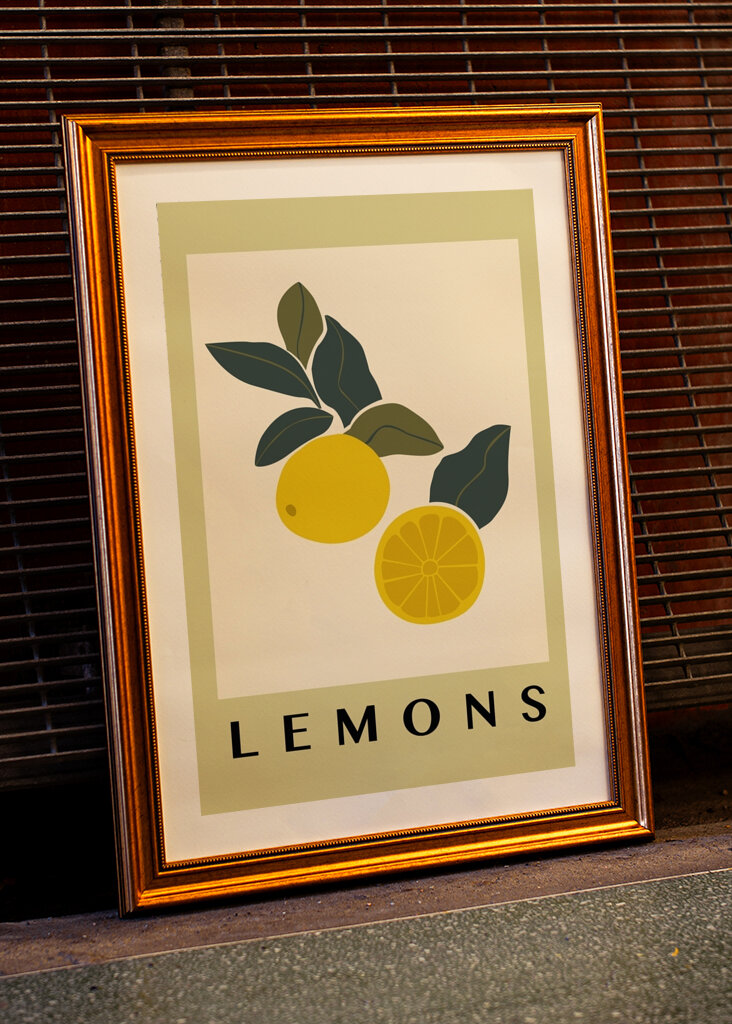 Lemons in Natural Color