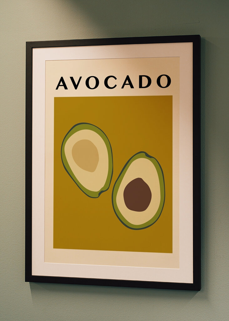 Přírodní barva avokáda