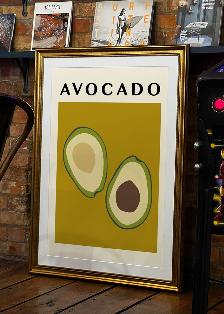 Přírodní barva avokáda