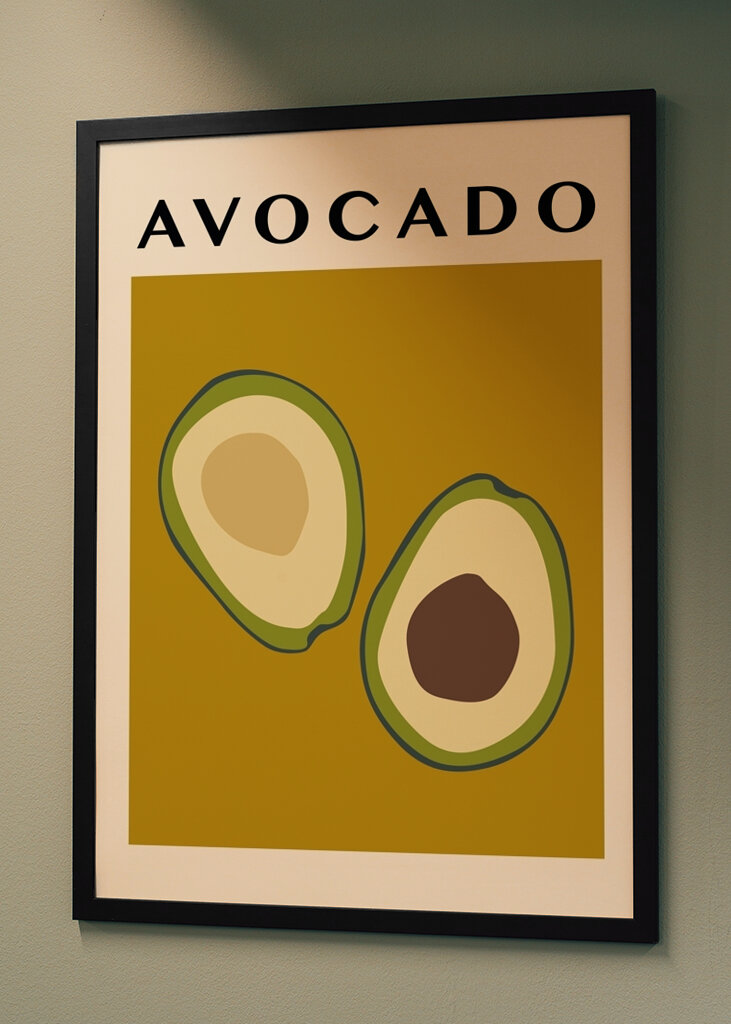 Přírodní barva avokáda