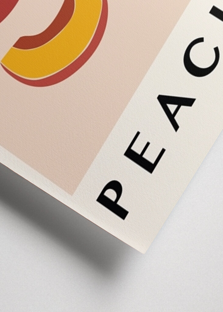 Persikor i Naturlig Färg