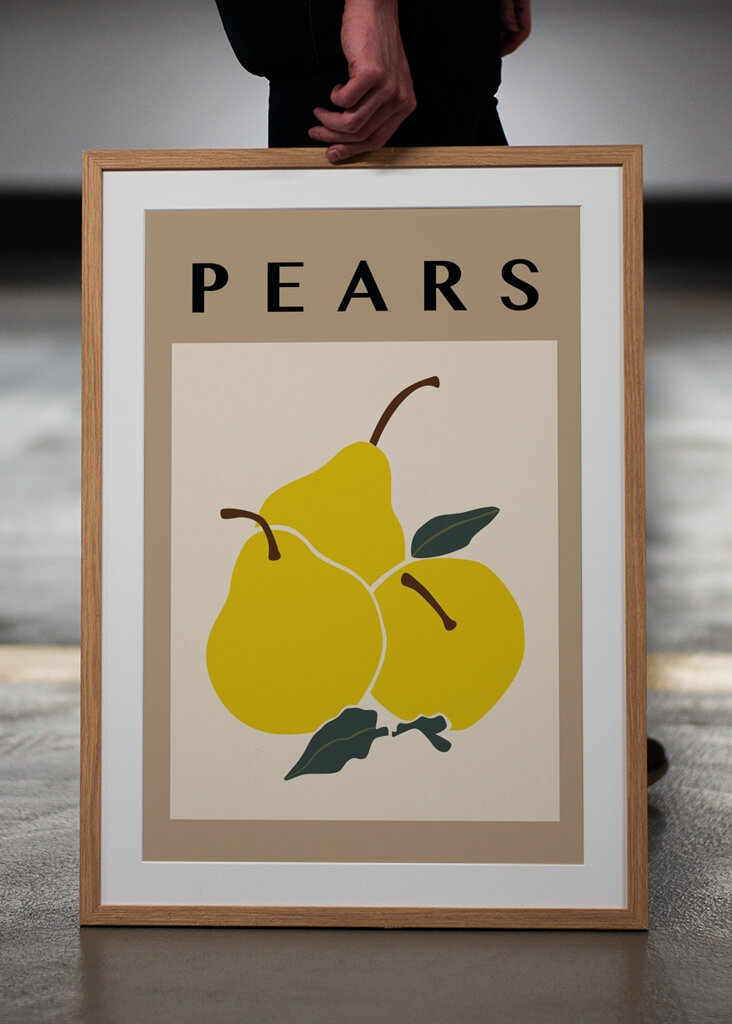 Gruszki w naturalnym kolorze