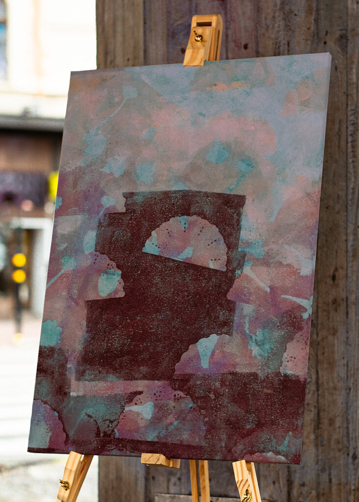 Flowers behind walls