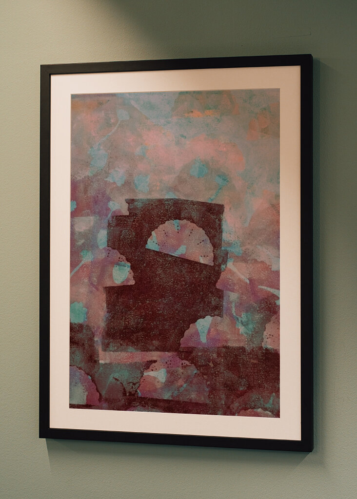 Flowers behind walls