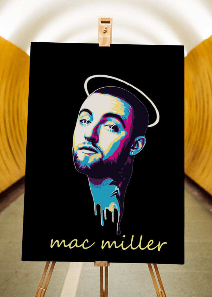 Mac Miller Pop Art 